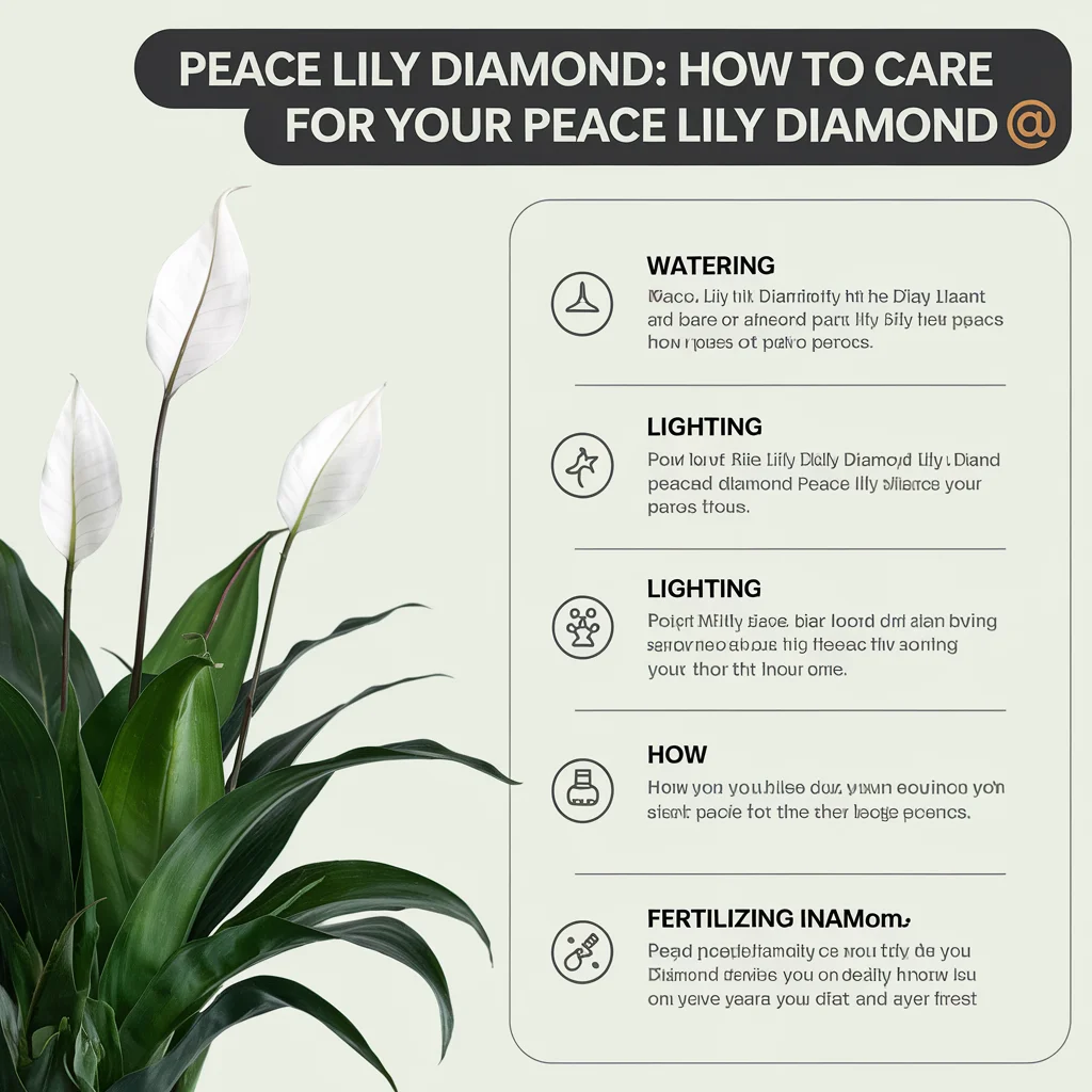 How to Care for Your Peace Lily Diamond 