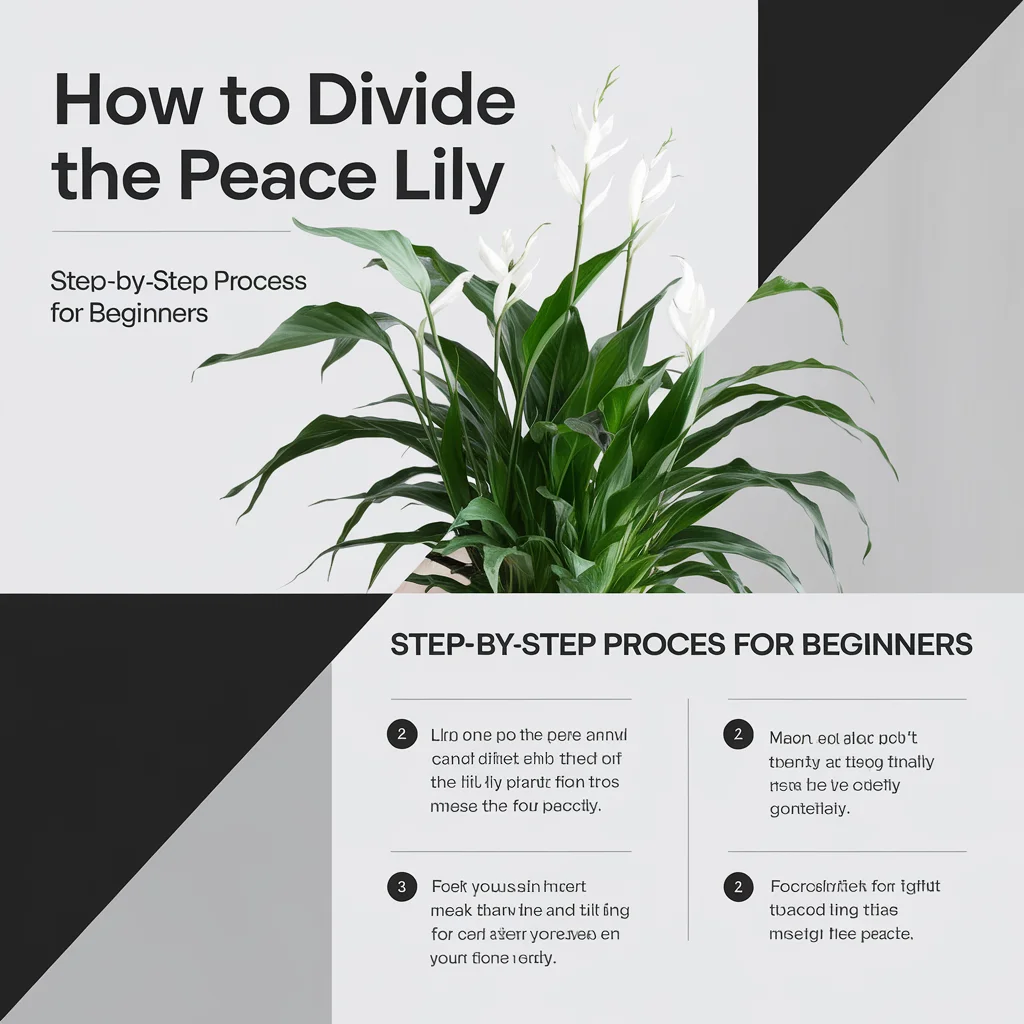 How to Divide the Peace Lily: Step-by-Step Process for Beginners