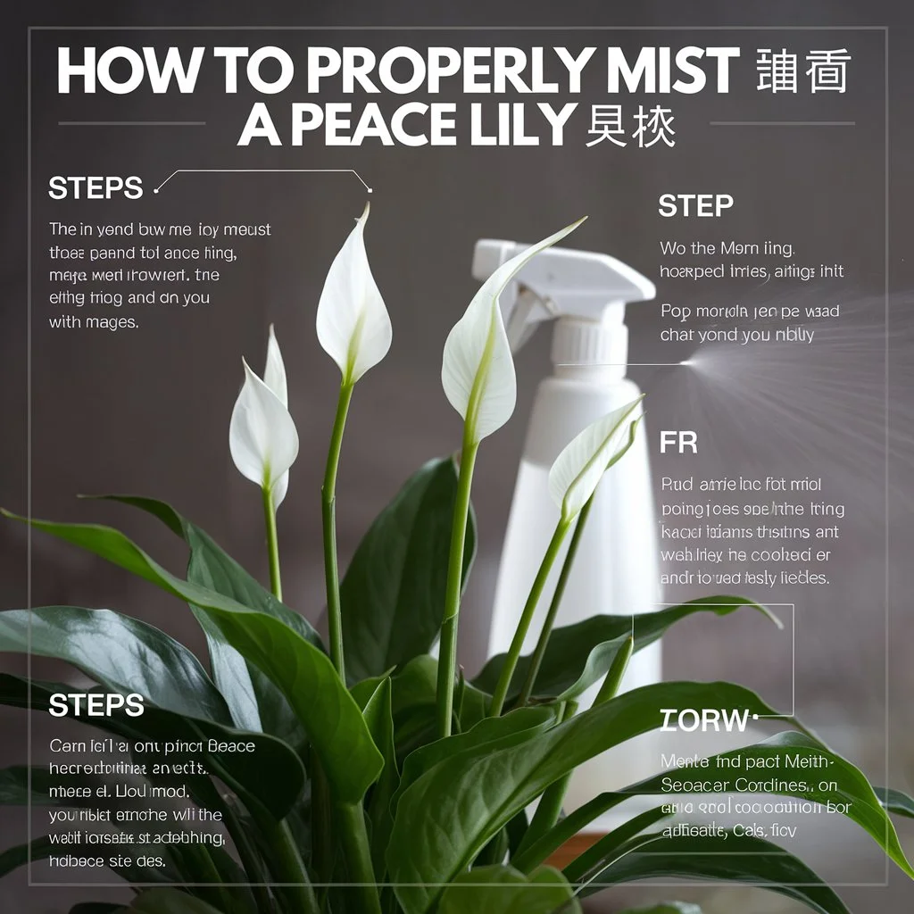 How to Properly Mist a Peace Lily 