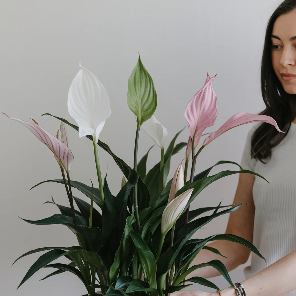 Hybrid Peace Lilies: Subtle Differences Whereas in Variety Stand