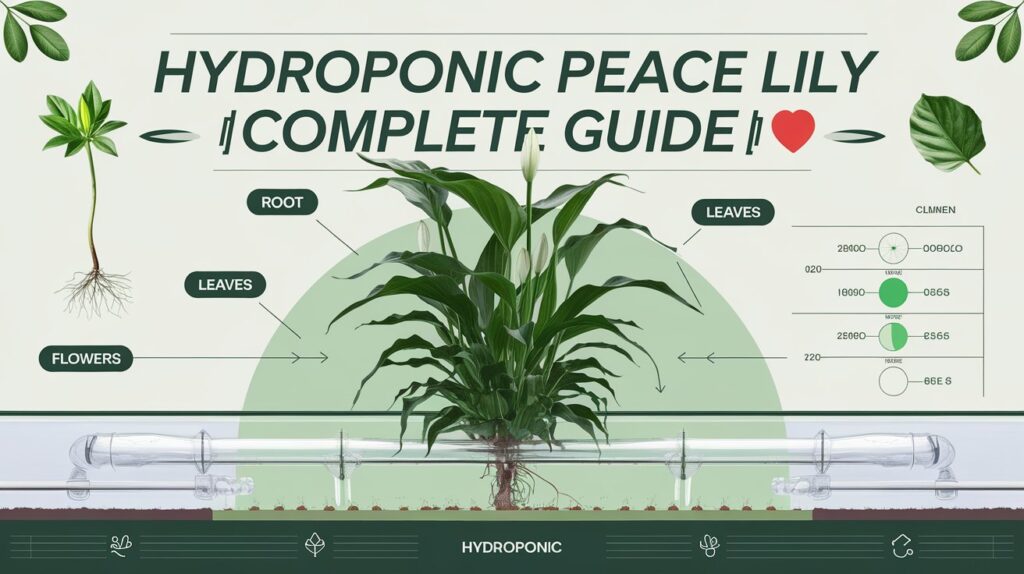 Hydroponic Peace Lily-Complete Guide 🌿