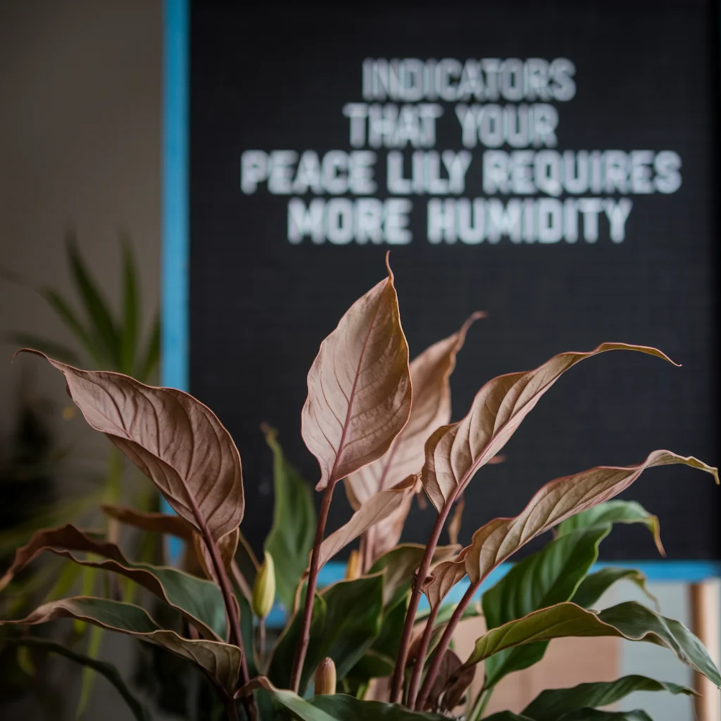 Indicators That Your Peace Lily Requires More Humidity 