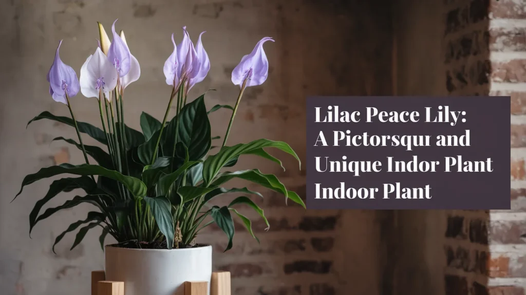 Lilac Peace Lily: A Pictoresque and Unique Indoor Plant 🌸