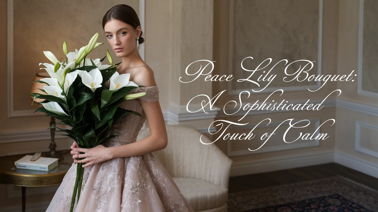 Peace Lily Bouquet: A Sophisticated Touch of Calm