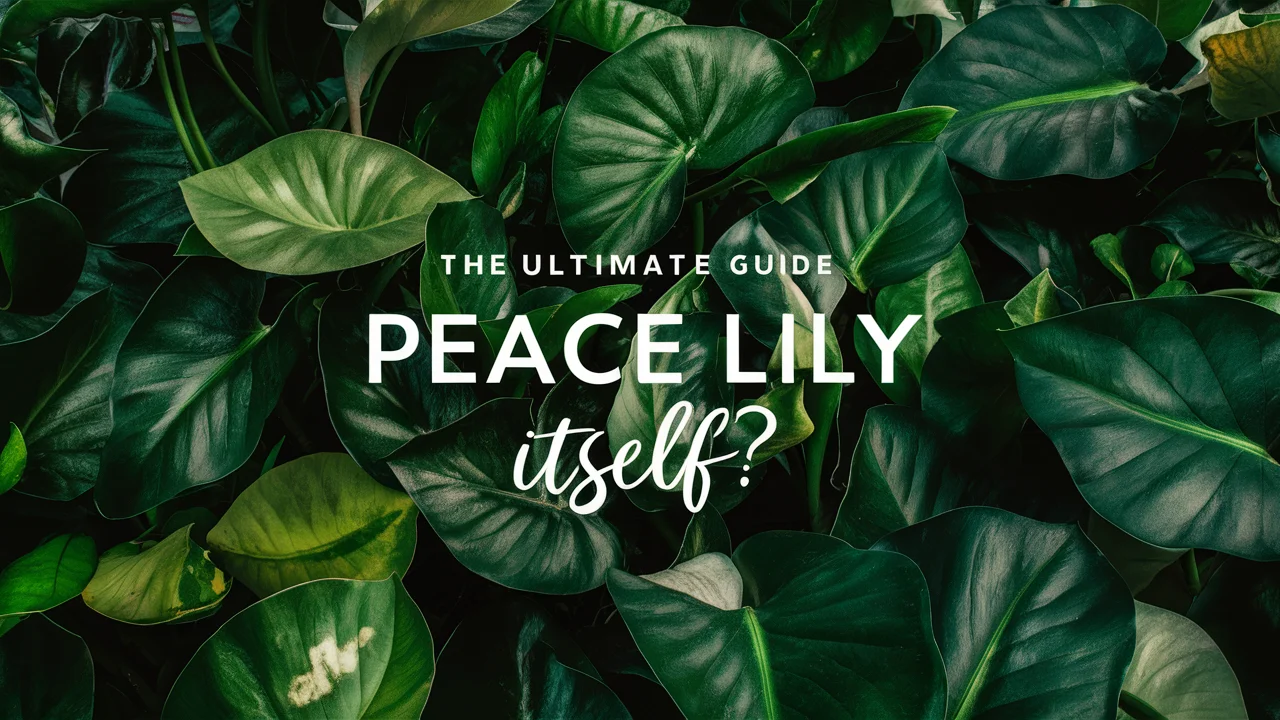 can a peace lily care for itself