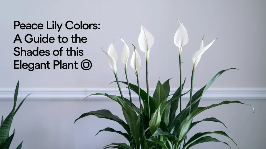 Peace Lily Colors: A Guide to the Shades of This Elegant Plant 🌸🌿