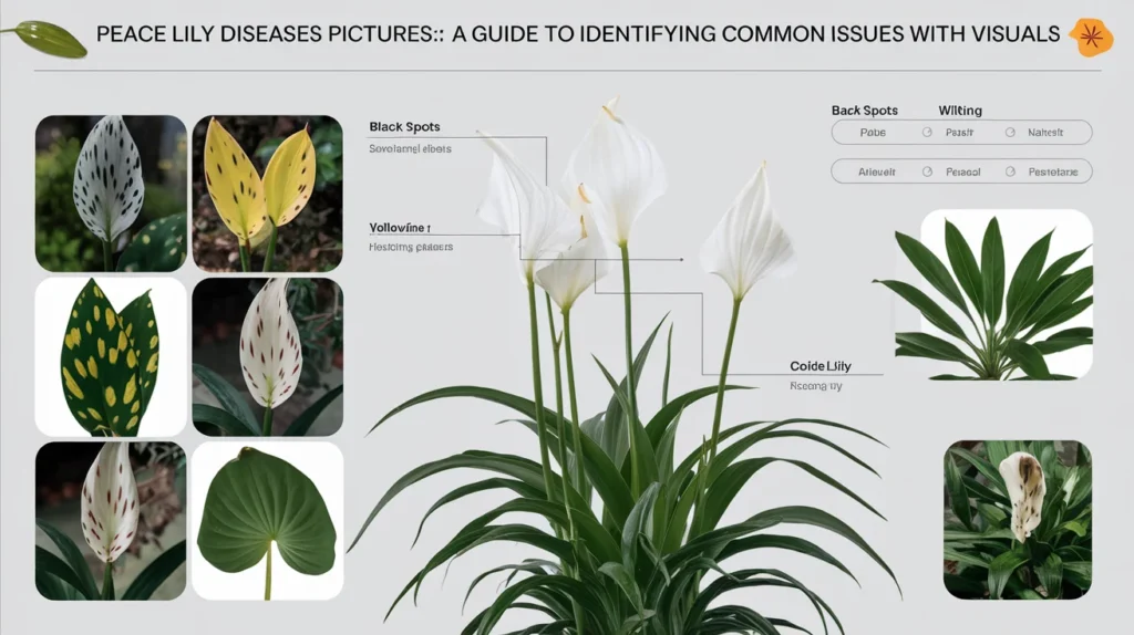 Peace Lily Diseases Pictures: A Guide to Identifying Common Issues with Visuals 📸🌿