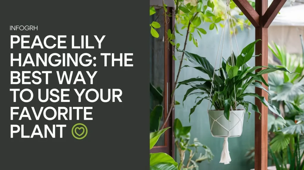 Peace Lily Hanging: The Best Way to Use Your Favorite Plant. 🌿🪴