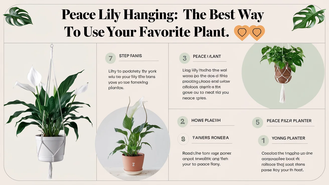 Peace Lily Hanging: The Best Way to Use Your Favorite Plant. 