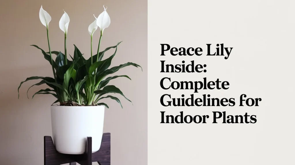 Peace Lily Inside: Complete Guidelines for Indoor Plants