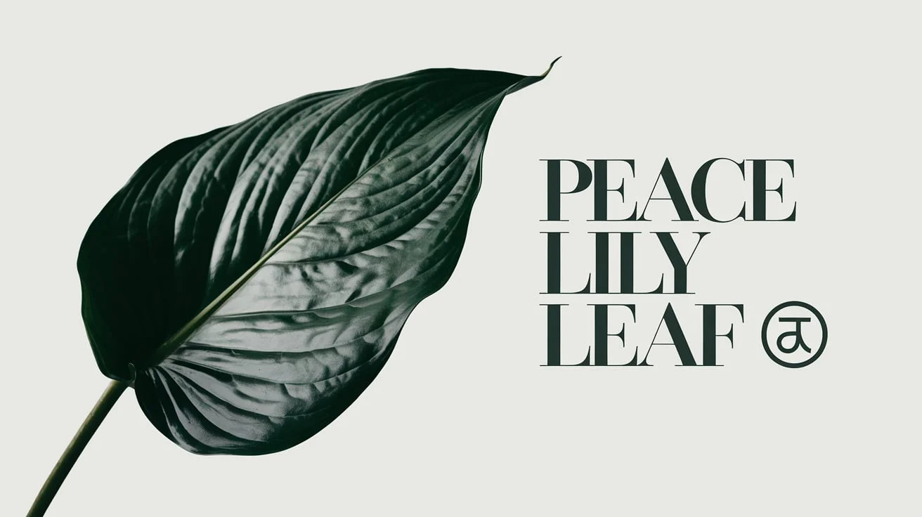 Peace Lily Leaf