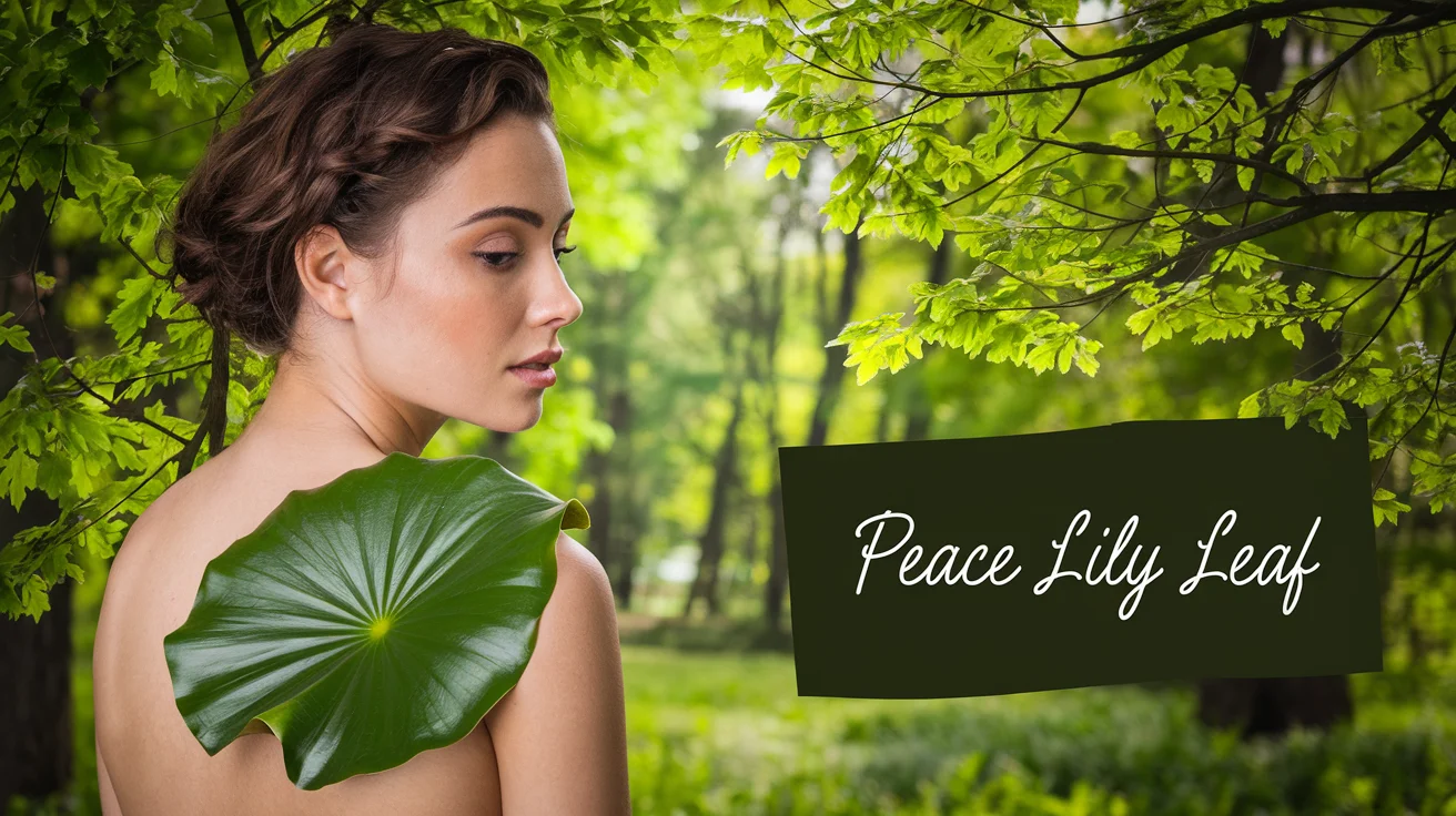 peace lily leaf