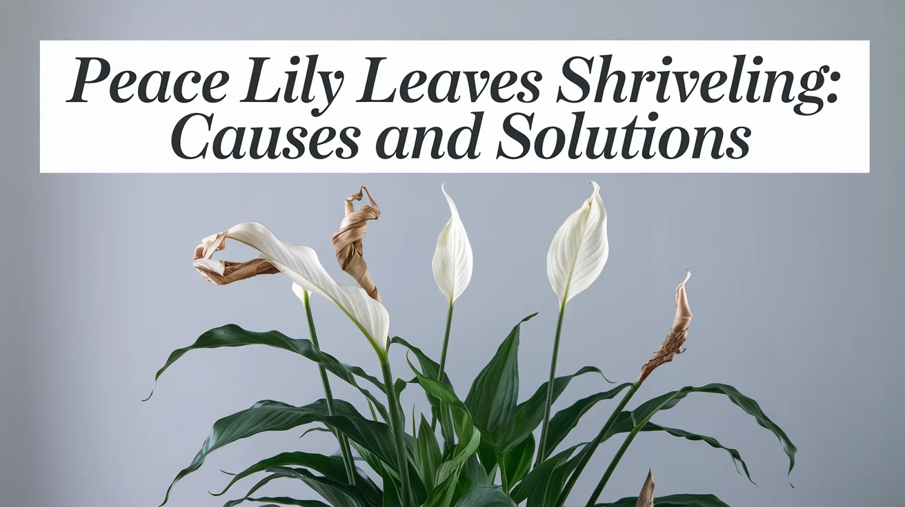 Peace Lily Leaves Shriveling: Causes and Solutions 