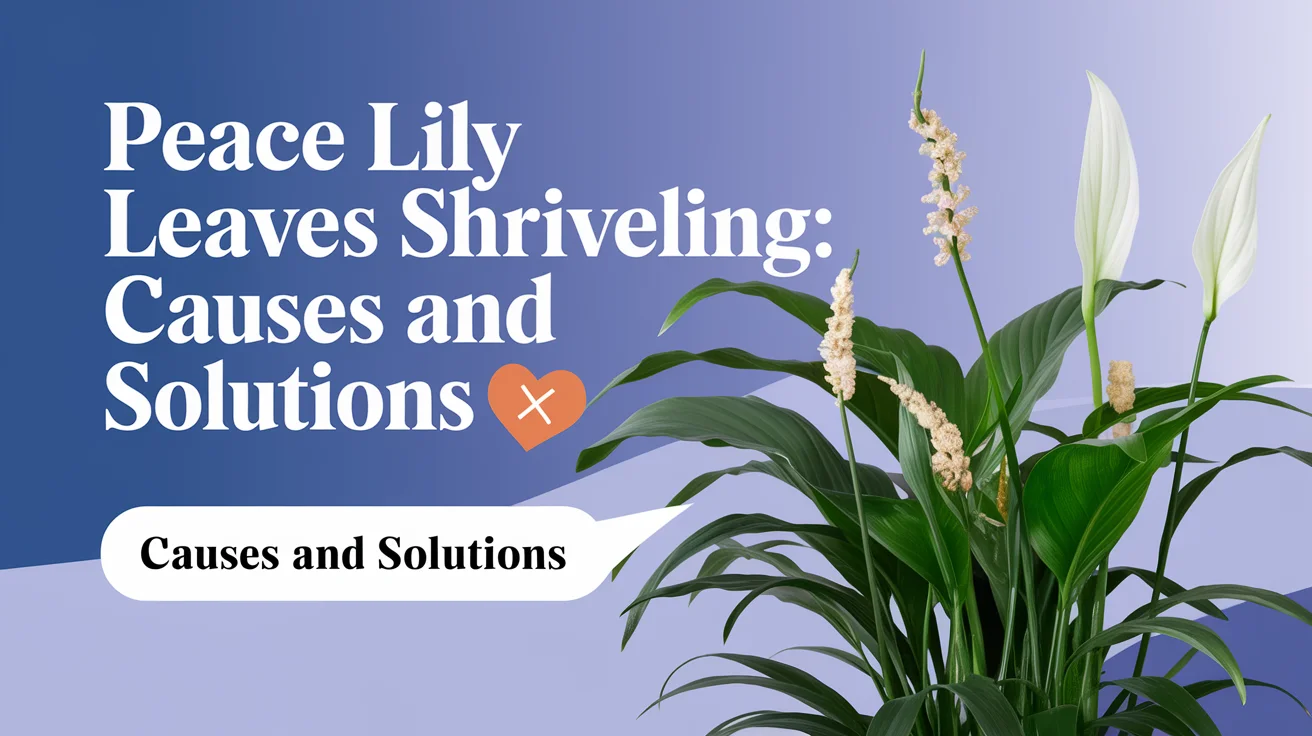 Peace Lily Leaves Shriveling: Causes and Solutions