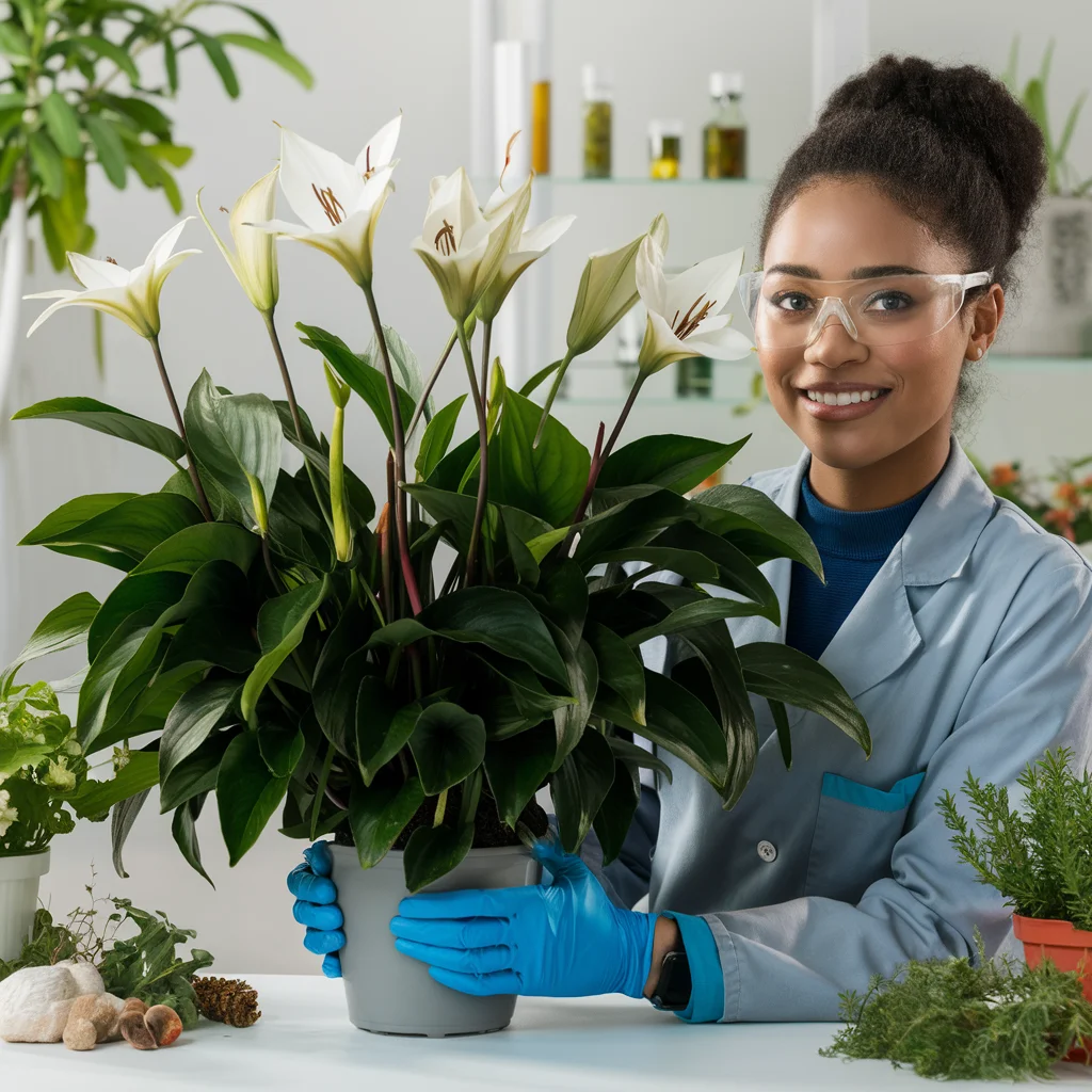 peace lily plant in medicine