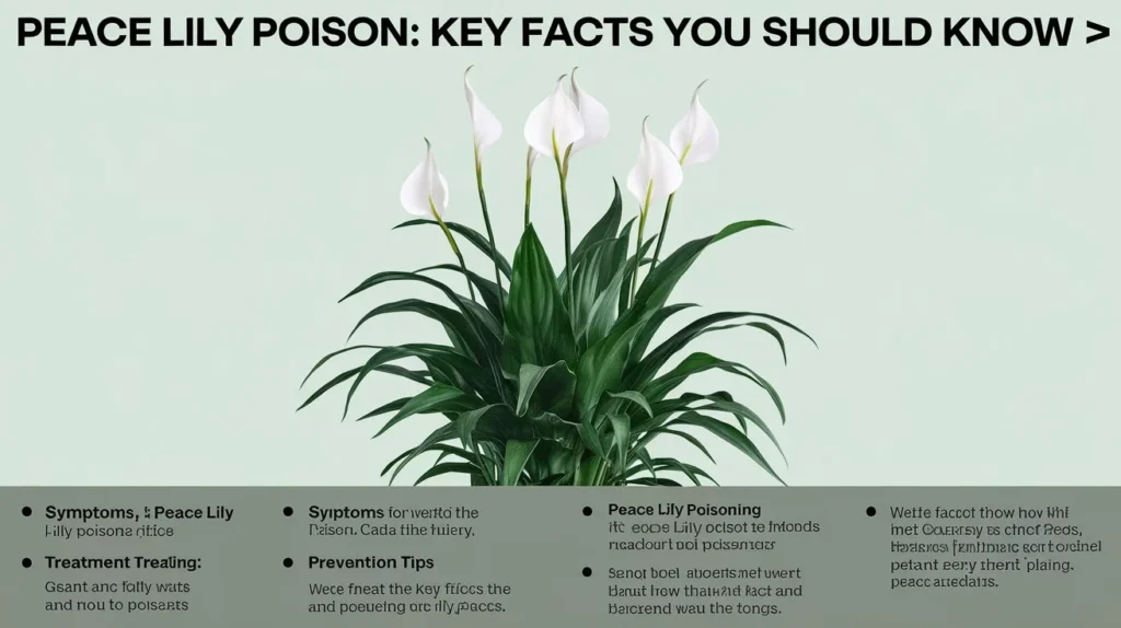 “Peace Lily Poison: Key Facts You Should Know 🌿⚠️”