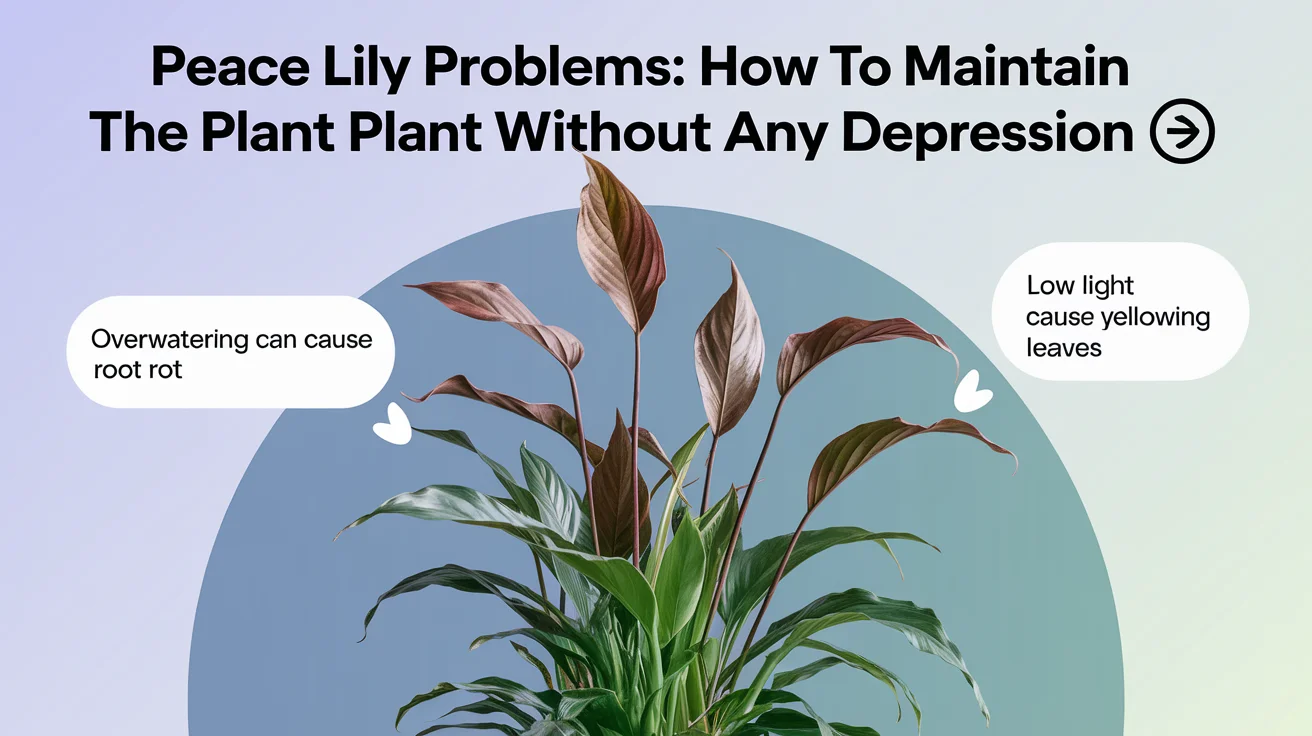 Peace Lily Problems: How to Maintain the Plant Without Any Depression