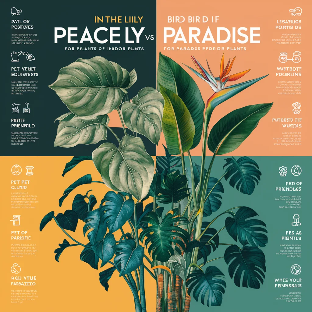 Peace Lily vs Bird of Paradise: An Analysis of Indoor Plant 