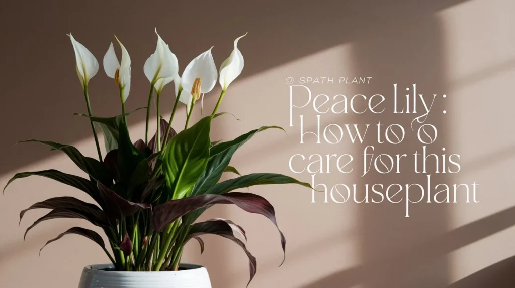 Spath Plant Peace Lily : How to Care for This  Houseplant🌿🌸