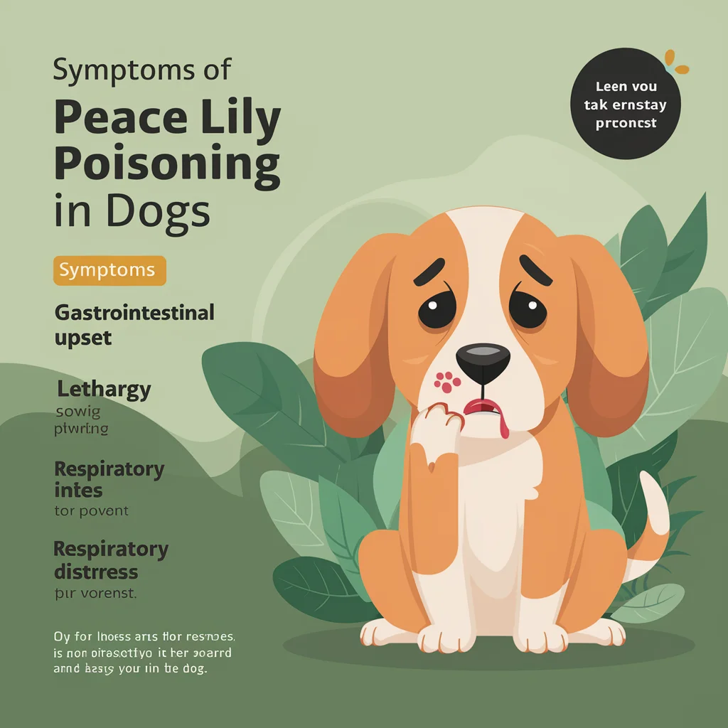 Symptoms of Peace Lily Poisoning in Dogs 