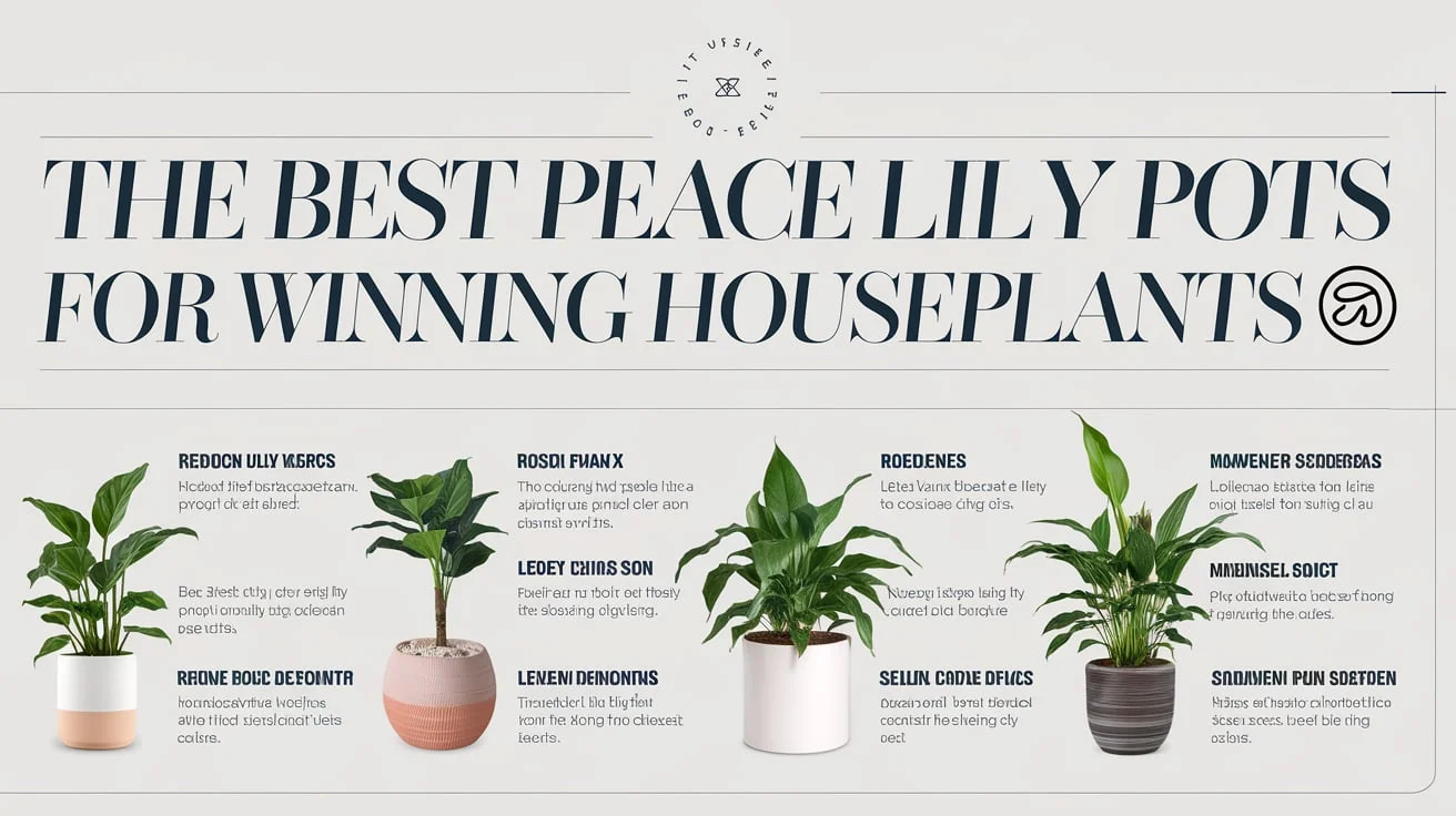 The Best Peace Lily Pots for Winning Houseplants