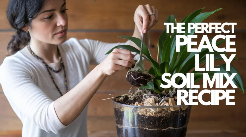 The Perfect Peace Lily Soil Mix Recipe 🌱🪴