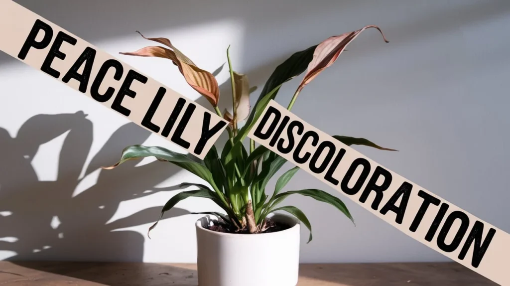 The Troubleshooting of Peace Lily Leaf Discoloration and How to Fix It 🌿