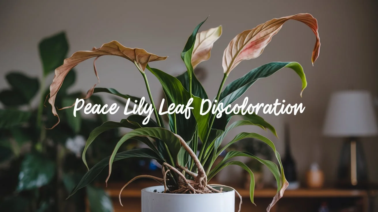 The Troubleshooting of Peace Lily Leaf Discoloration and How to Fix I