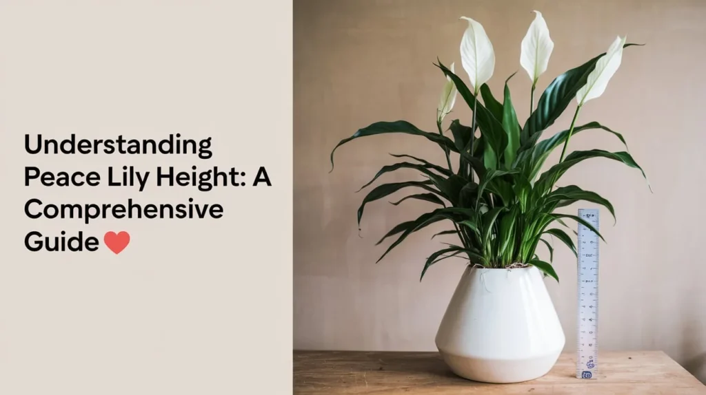 Understanding Peace Lily Height: A Comprehensive Guide 🌱