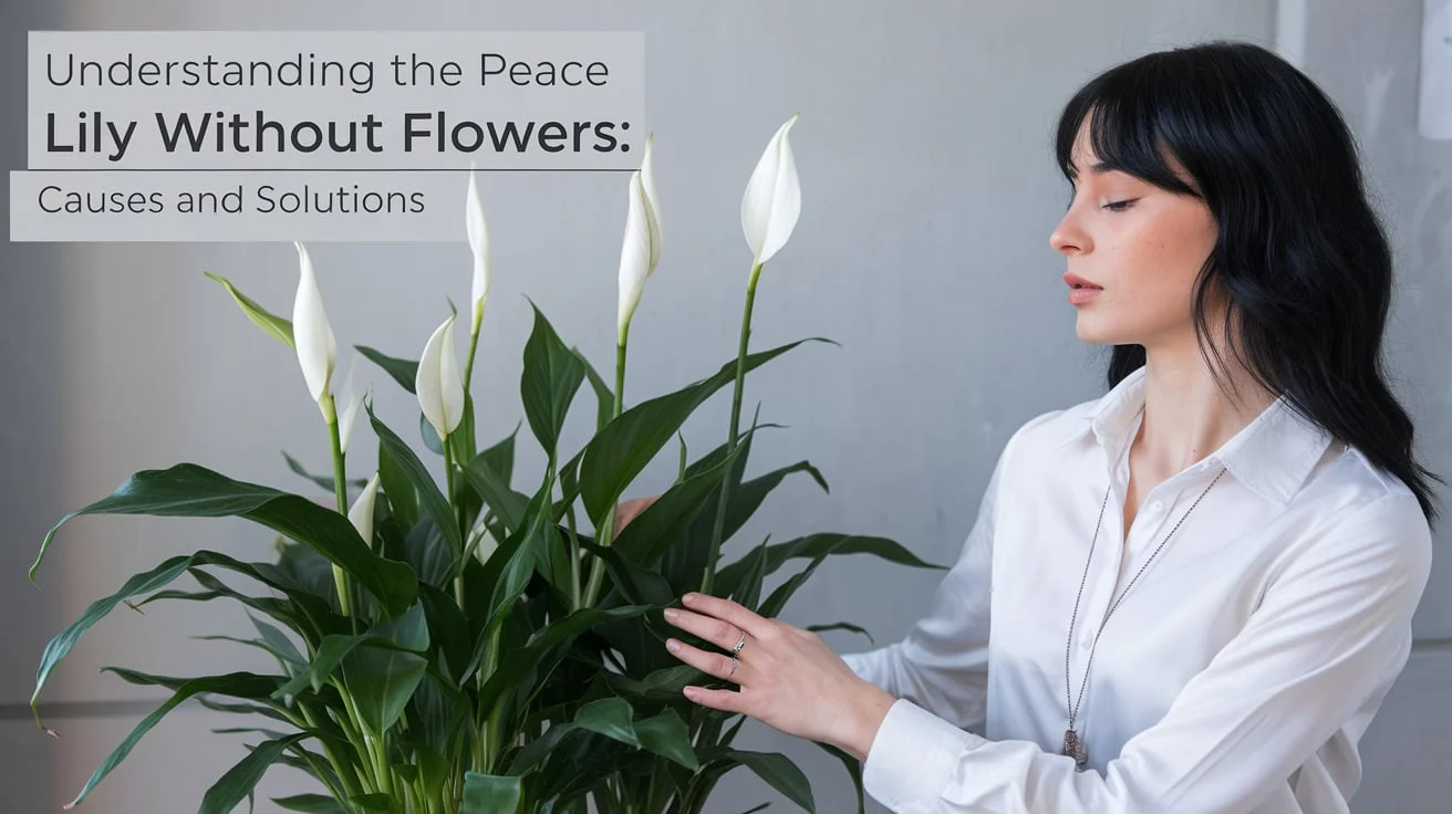 peace lily without flowers