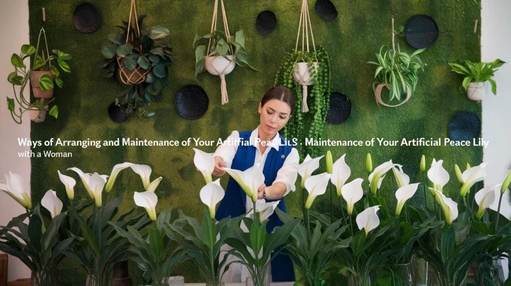 Ways of Arranging and Maintenance of Your Artificial Peace Lily