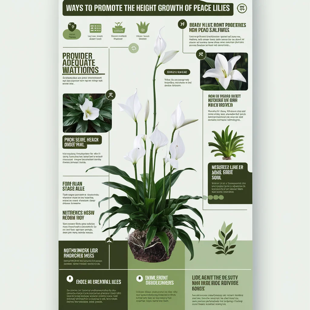 Ways to Promote the Height Growth of Peace Lilies 