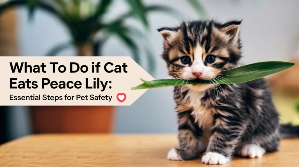 What to Do If Cat Eats Peace Lily 🌿🐾: A Complete Guide🌿🐾: The Whole Truth