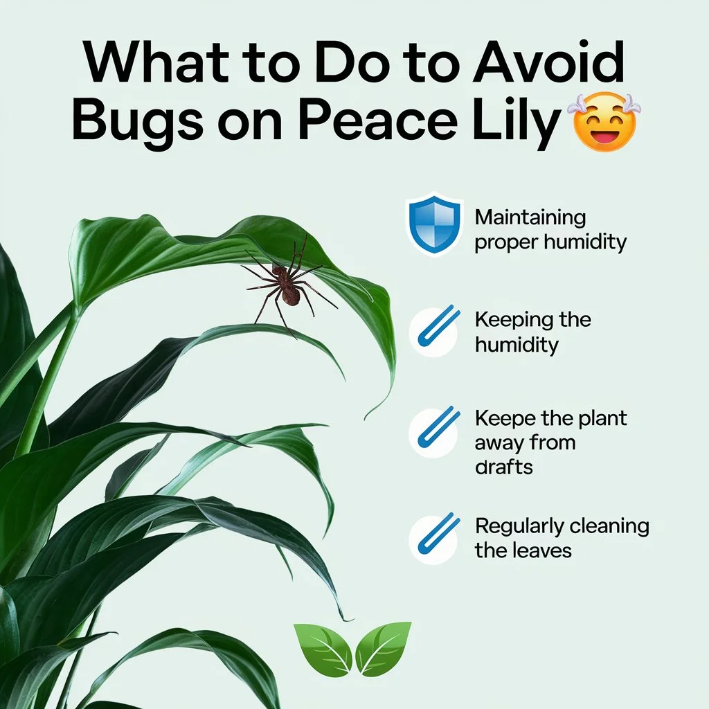 What to Do to Avoid Bugs on Peace Lily 