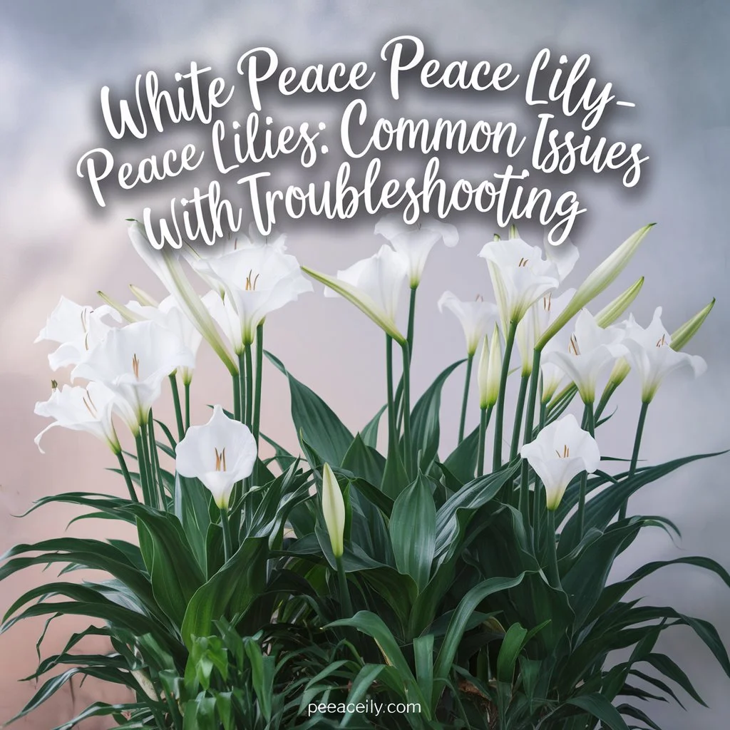 White Peace Lilies: Common Issues with Troubleshooting 