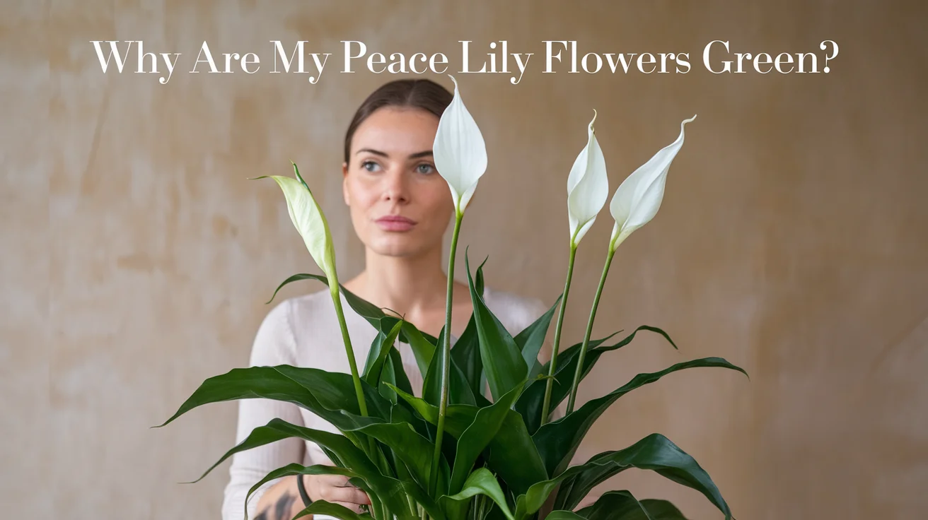 Why Are My Peace Lily Flowers Green? 