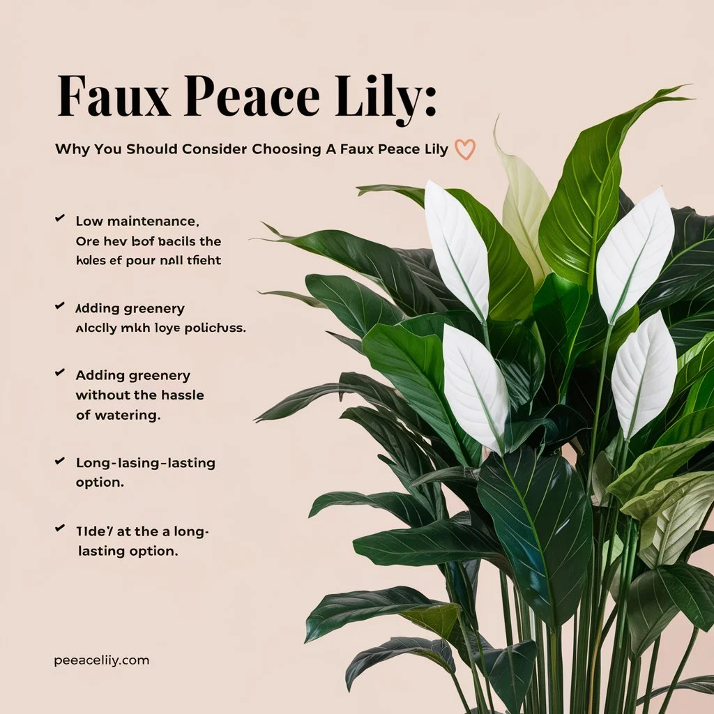 Why You Should Consider Choosing a Faux Peace Lily