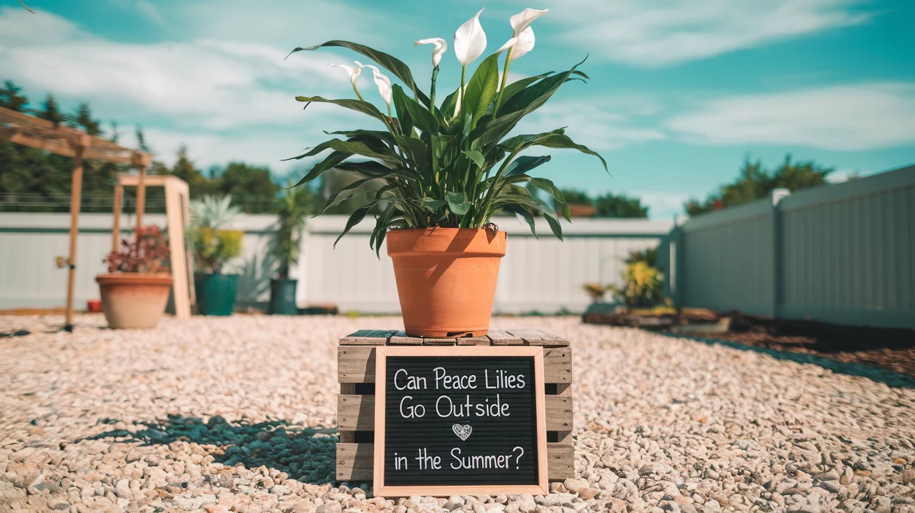 Can Peace Lilies Go Outside in the Summer