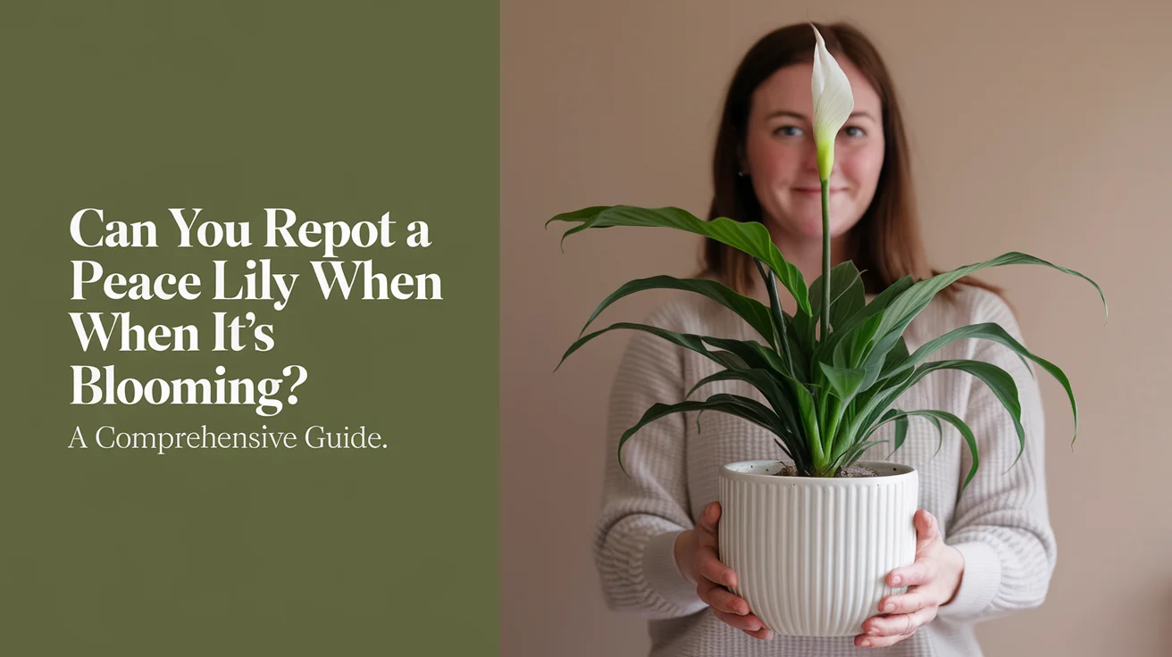 Can You Repot a Peace Lily When It’s Blooming