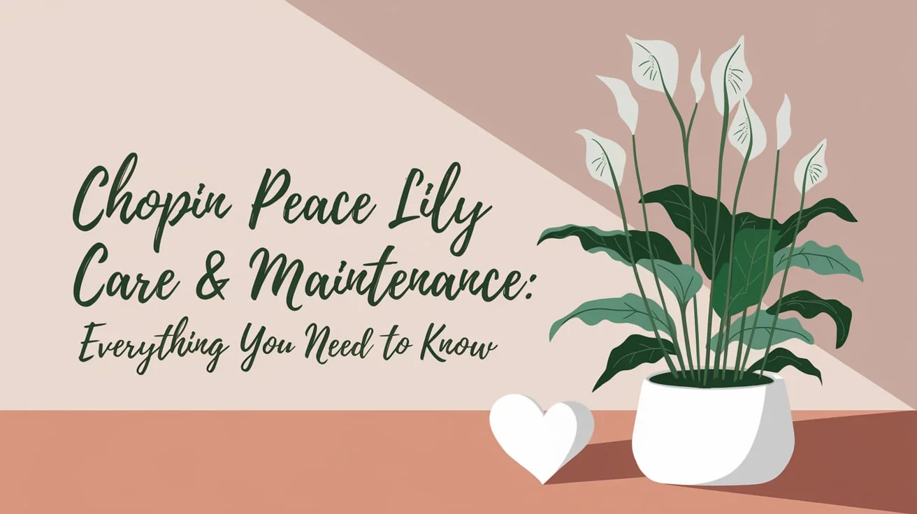 Chopin Peace Lily Care & Maintenance: Everything You Need to Know