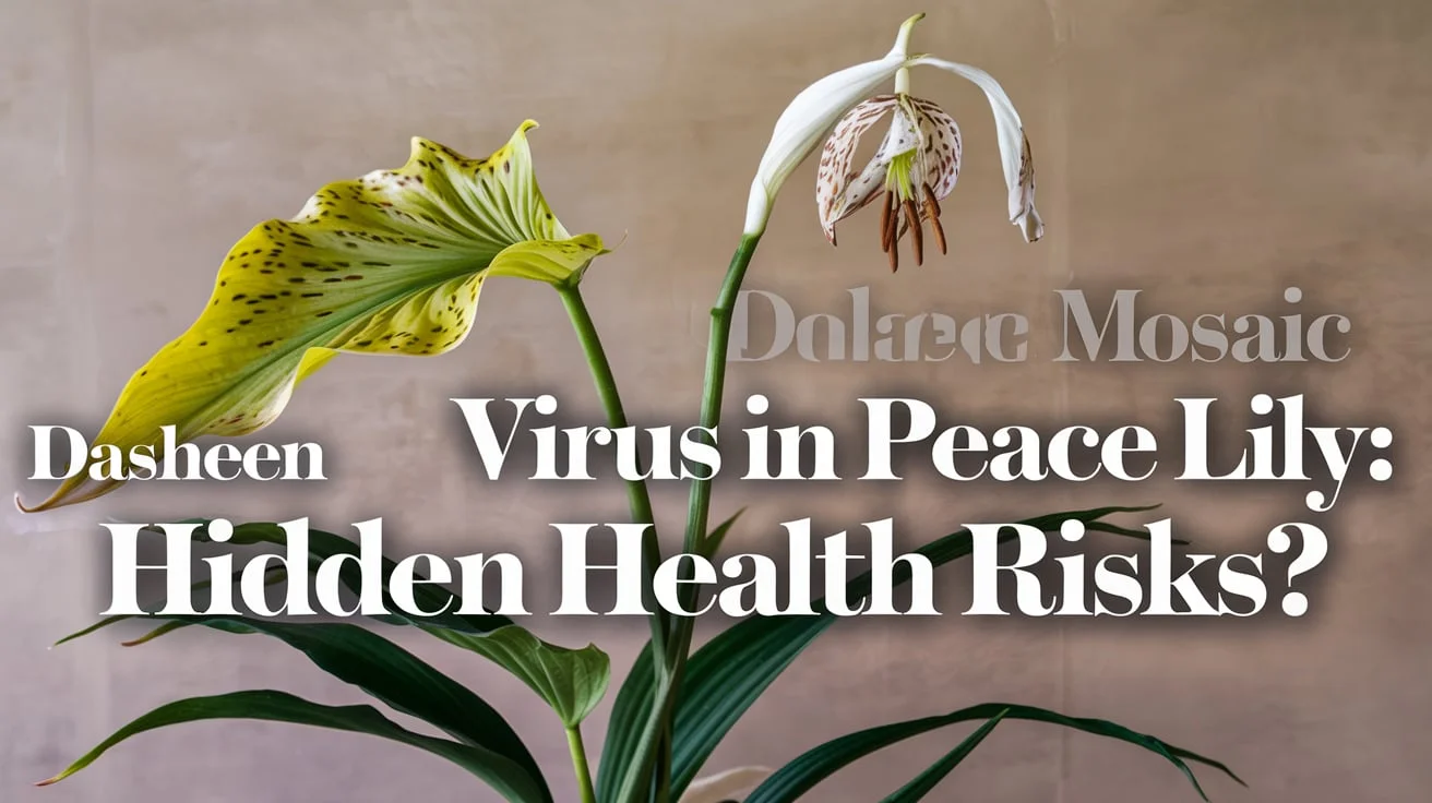 "Dasheen Mosaic Virus in Peace Lily: Hidden Health Risks?"