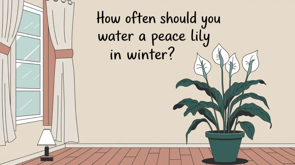 How Often Should You Water a Peace lily in Winter