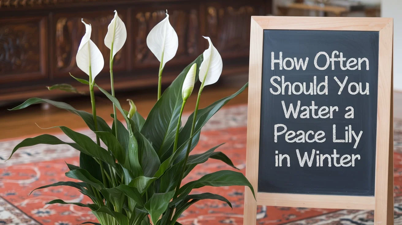 How Often Should You Water a Peace lily in Winter