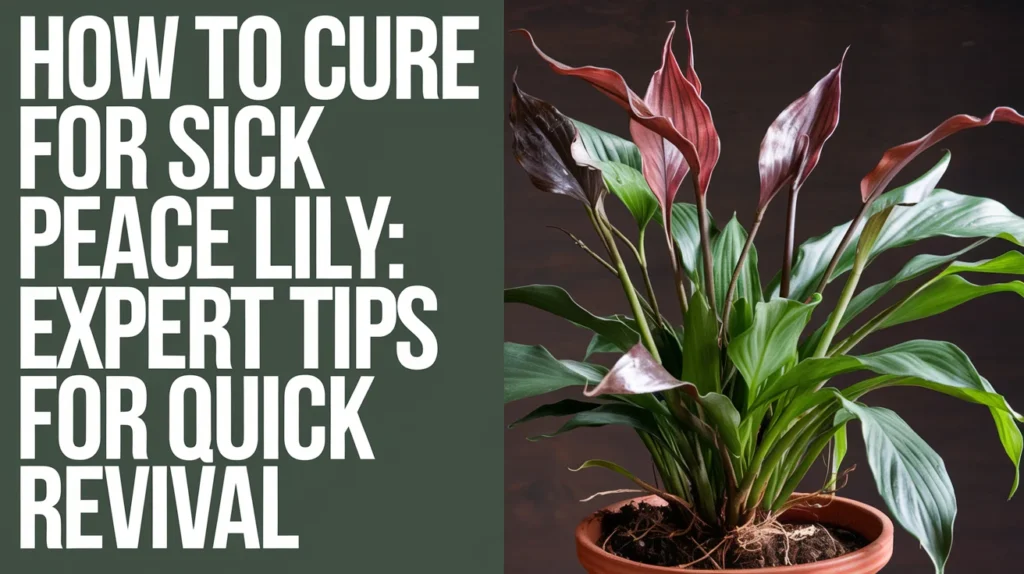 How to Cure for Sick Peace Lily: Expert Tips for Quick Revival