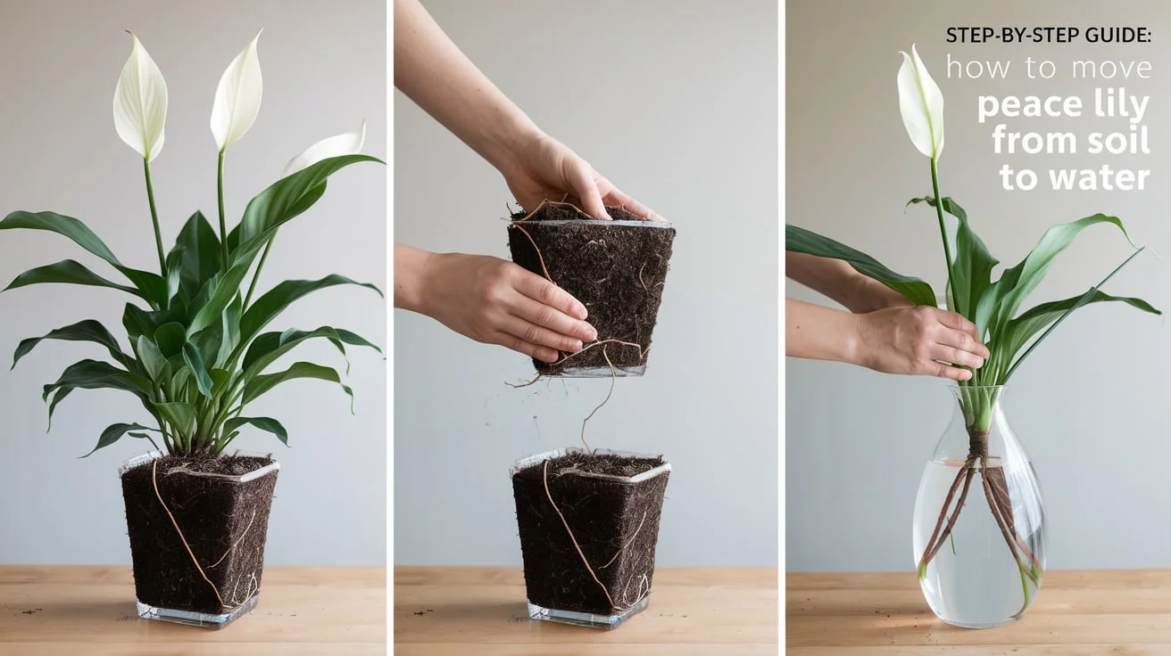 Step-by-Step Guide: How to Move Peace Lily from Soil to Water