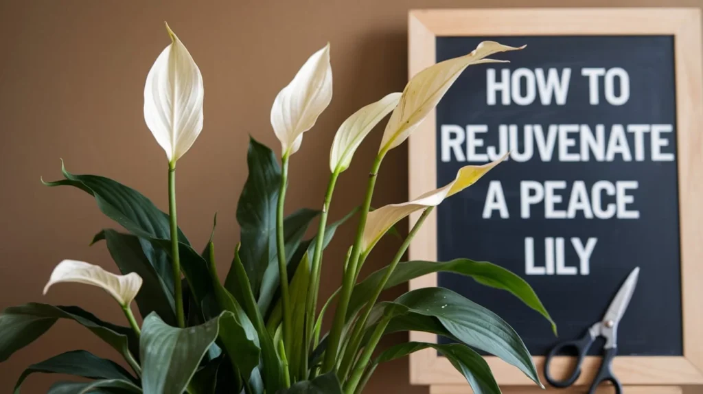 How to Rejuvenate a Peace Lily: A Complete Guideline