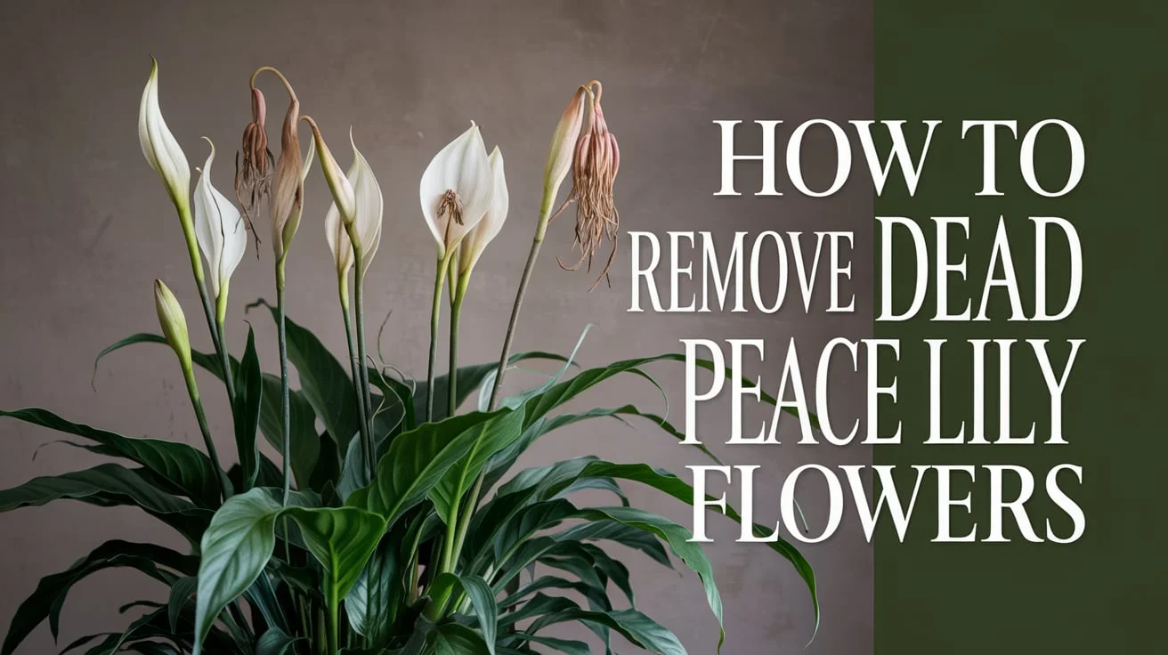 How to Remove Dead Peace Lily Flowers