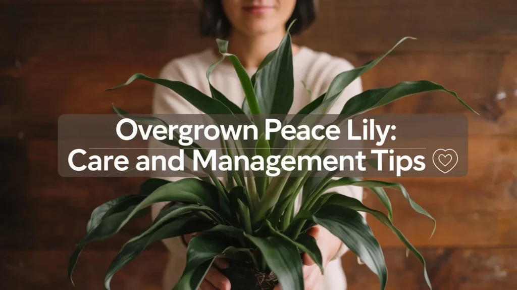 Overgrown Peace Lily: Care and Management Tips 🌿