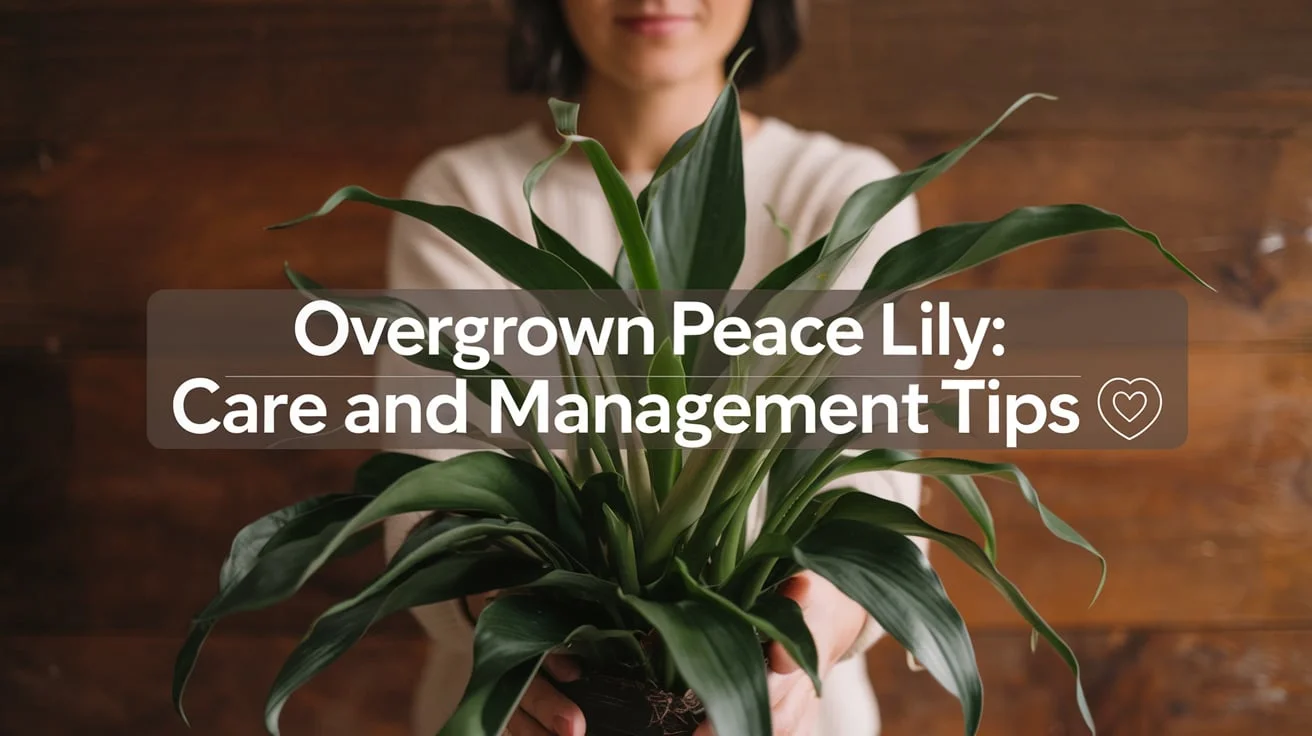 Overgrown Peace Lily: Care and Management Tips