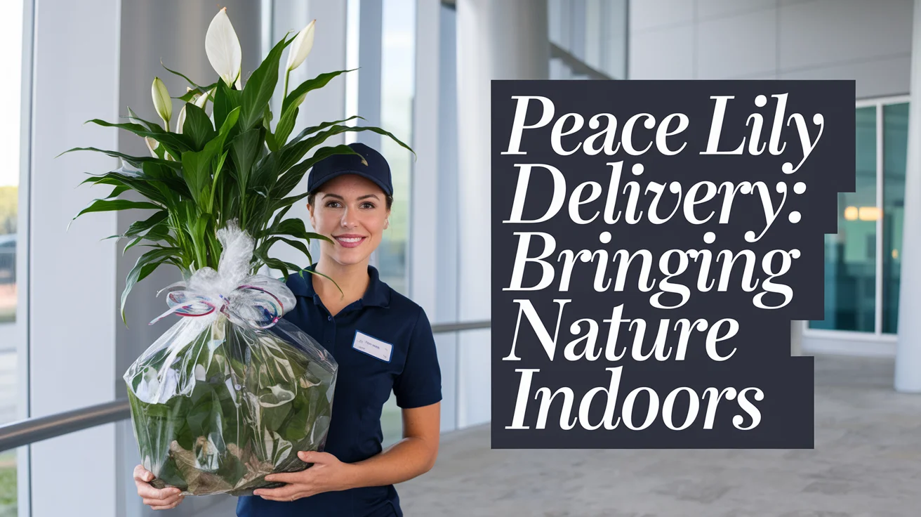 Peace Lily Delivery: Bringing Nature Indoors